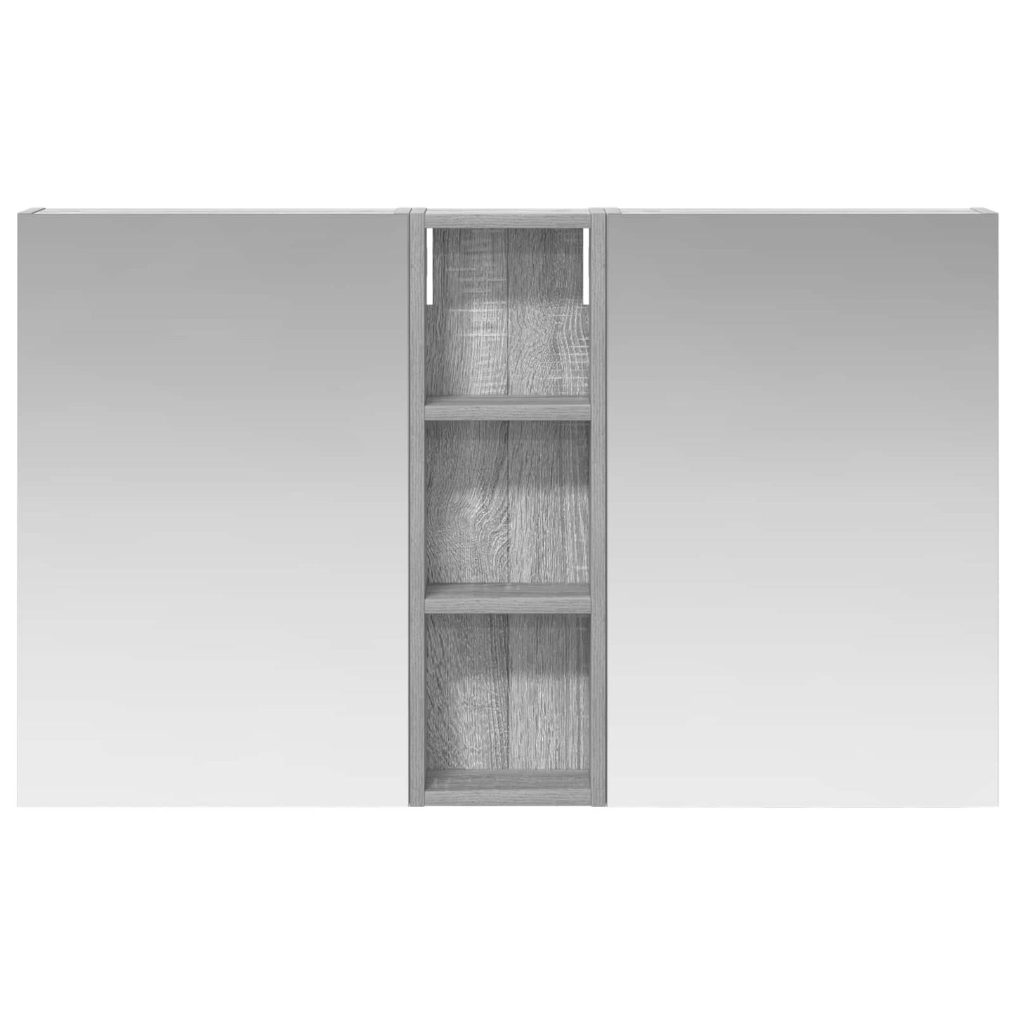 Set di Armadi da Bagno con porta 3 pcs 100 x 10,5 x 60,5 cm | homemem39