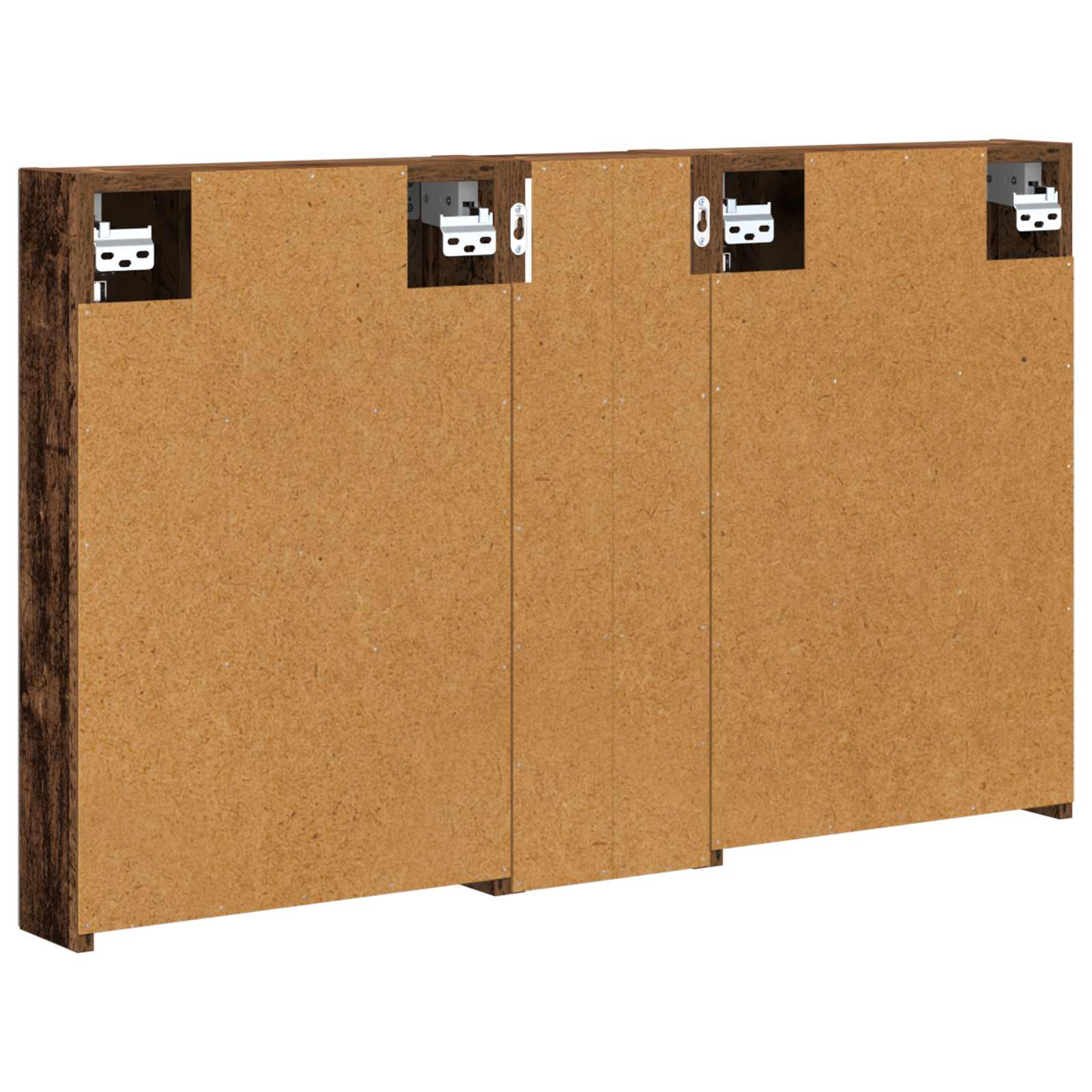 Set di Armadi da Bagno con porta 3 pcs 100 x 10,5 x 60,5 cm | homemem39