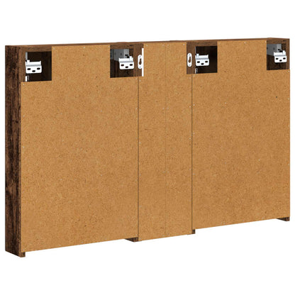 Set di Armadi da Bagno con porta 3 pcs 100 x 10,5 x 60,5 cm | homemem39