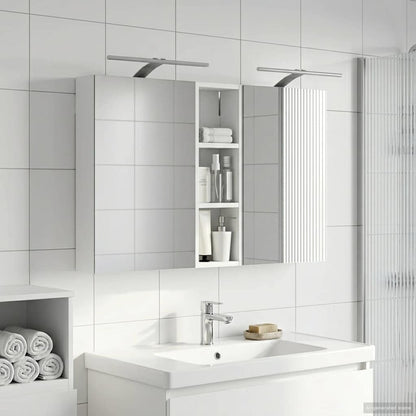 Set di Armadi da Bagno con porta 3 pcs 100 x 10,5 x 60,5 cm
