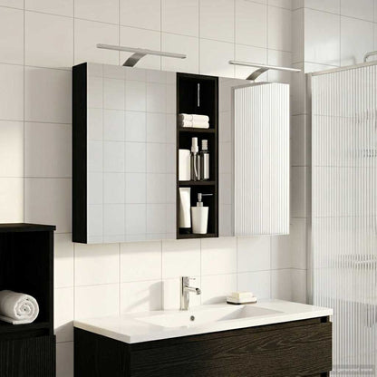 Set di Armadi da Bagno con porta 3 pcs 100 x 10,5 x 60,5 cm | homemem39