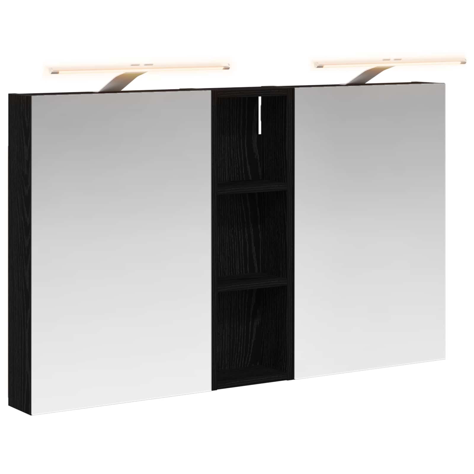 Set di Armadi da Bagno con porta 3 pcs 100 x 10,5 x 60,5 cm | homemem39