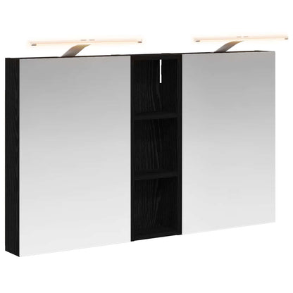 Set di Armadi da Bagno con porta 3 pcs 100 x 10,5 x 60,5 cm | homemem39