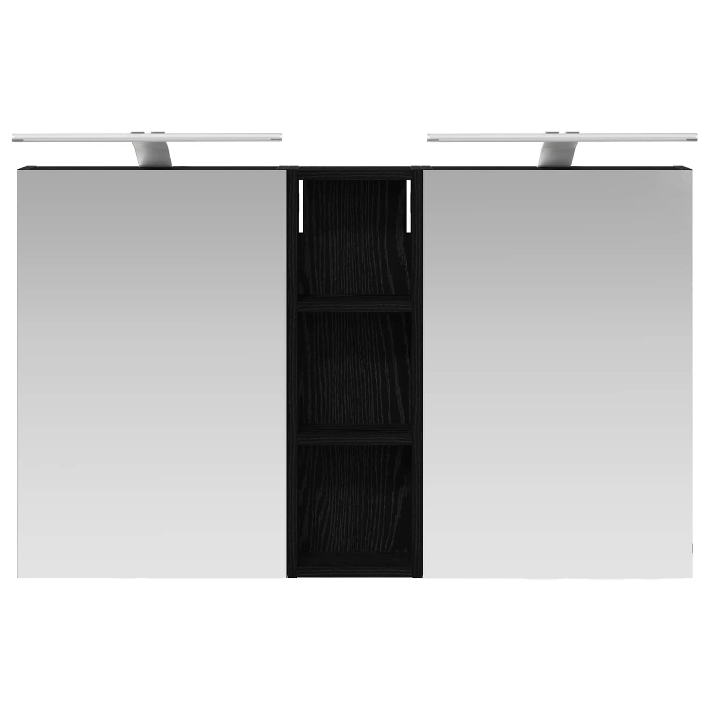 Set di Armadi da Bagno con porta 3 pcs 100 x 10,5 x 60,5 cm | homemem39