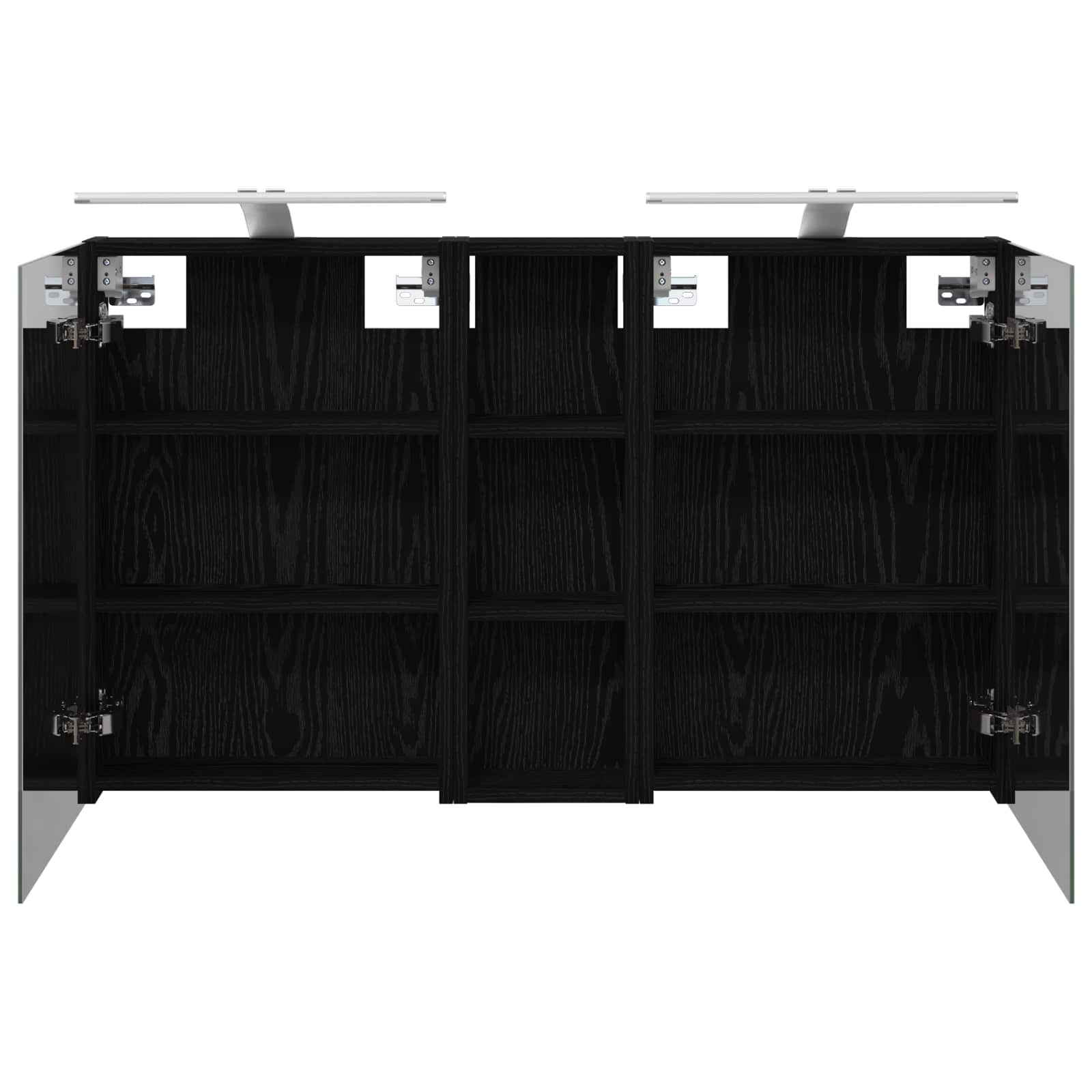 Set di Armadi da Bagno con porta 3 pcs 100 x 10,5 x 60,5 cm | homemem39