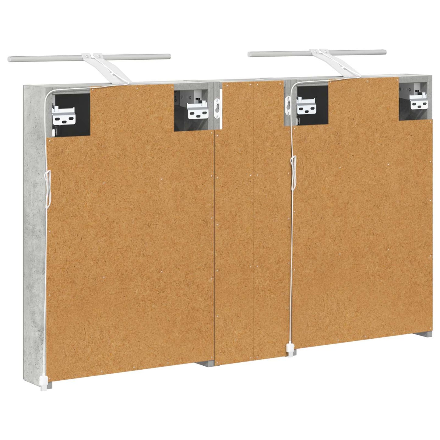 Set di Armadi da Bagno con porta 3 pcs 100 x 10,5 x 60,5 cm