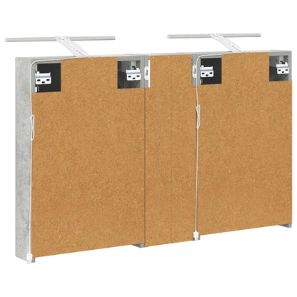 Set di Armadi da Bagno con porta 3 pcs 100 x 10,5 x 60,5 cm