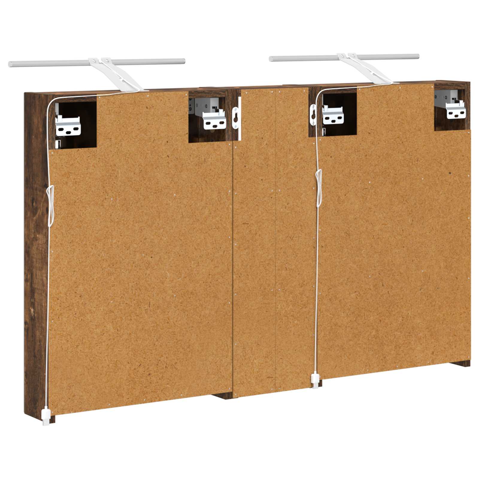 Set di Armadi da Bagno con porta 3 pcs 100 x 10,5 x 60,5 cm | homemem39