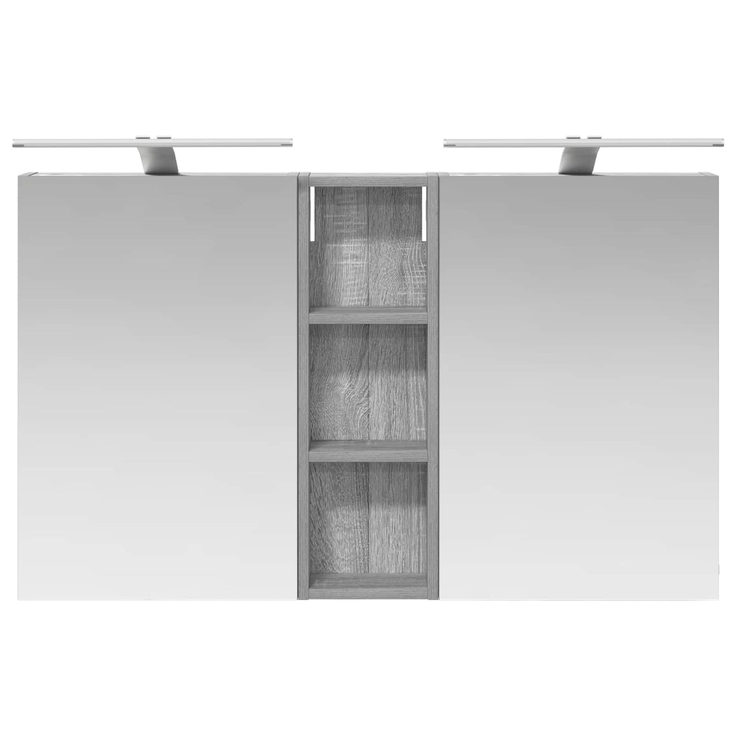 Set di Armadi da Bagno con porta 3 pcs 100 x 10,5 x 60,5 cm | homemem39