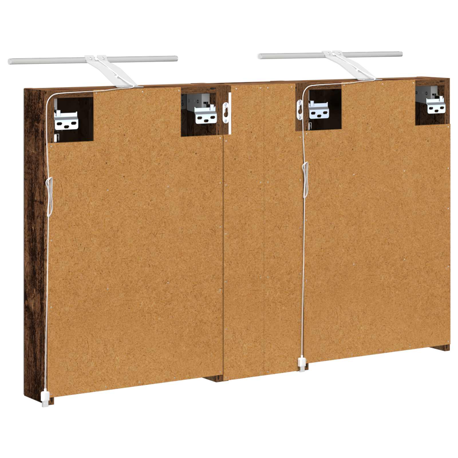 Set di Armadi da Bagno con porta 3 pcs 100 x 10,5 x 60,5 cm | homemem39