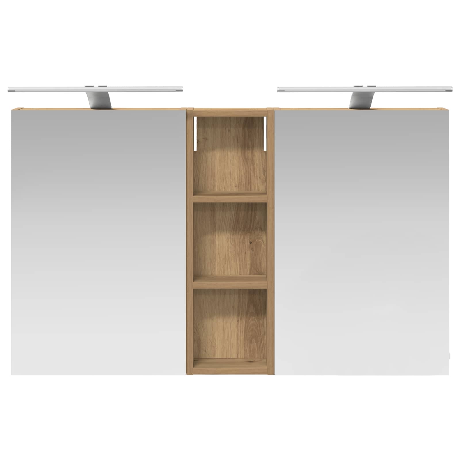Set di Armadi da Bagno con porta 3 pcs 100 x 10,5 x 60,5 cm | homemem39
