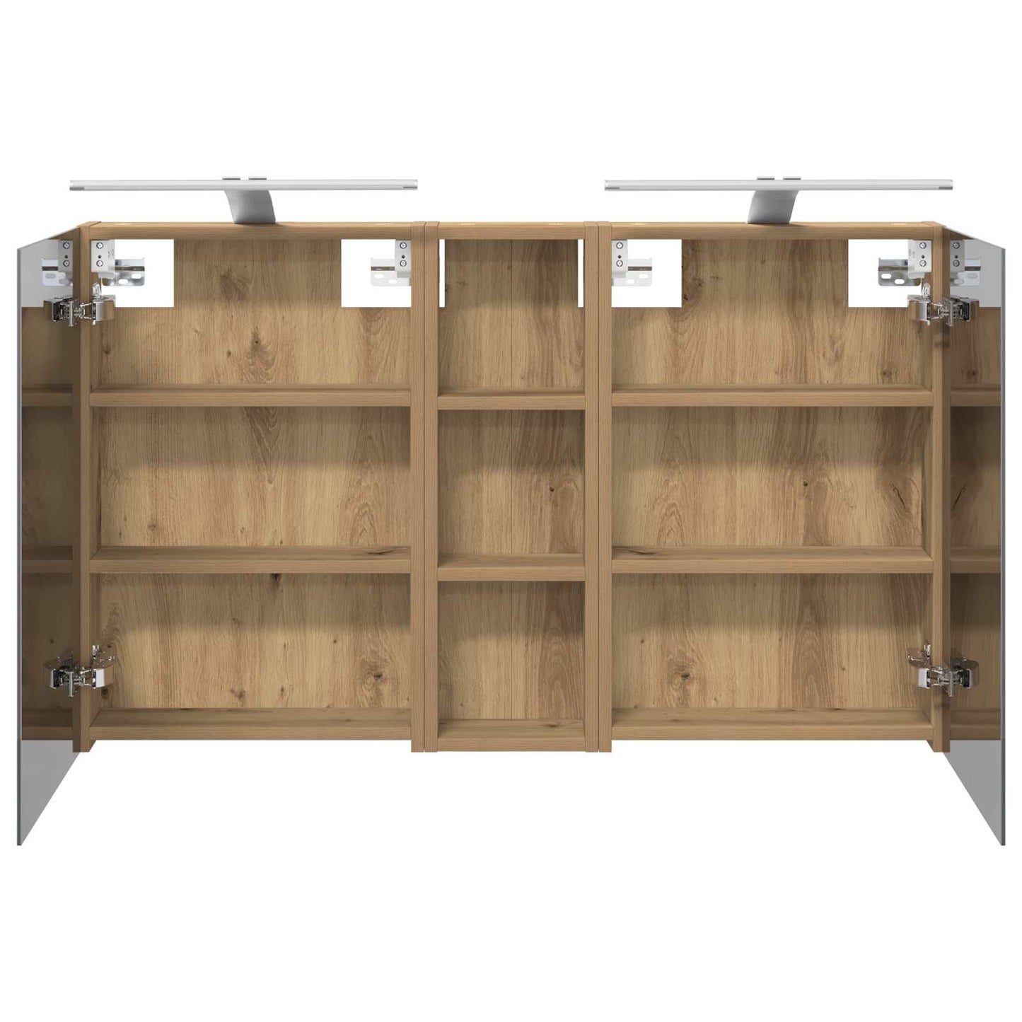 Set di Armadi da Bagno con porta 3 pcs 100 x 10,5 x 60,5 cm | homemem39