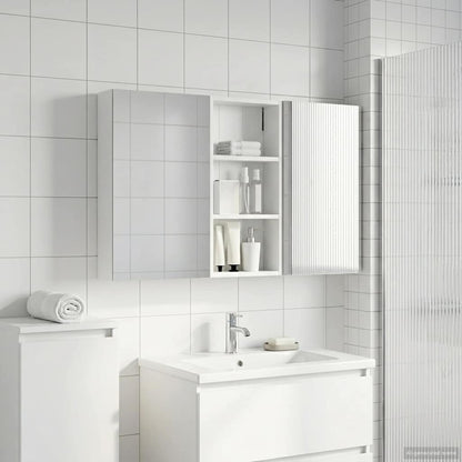 Set di Armadi da Bagno con porta 3 pcs 110 x 10,5 x 60,5 cm | homemem39