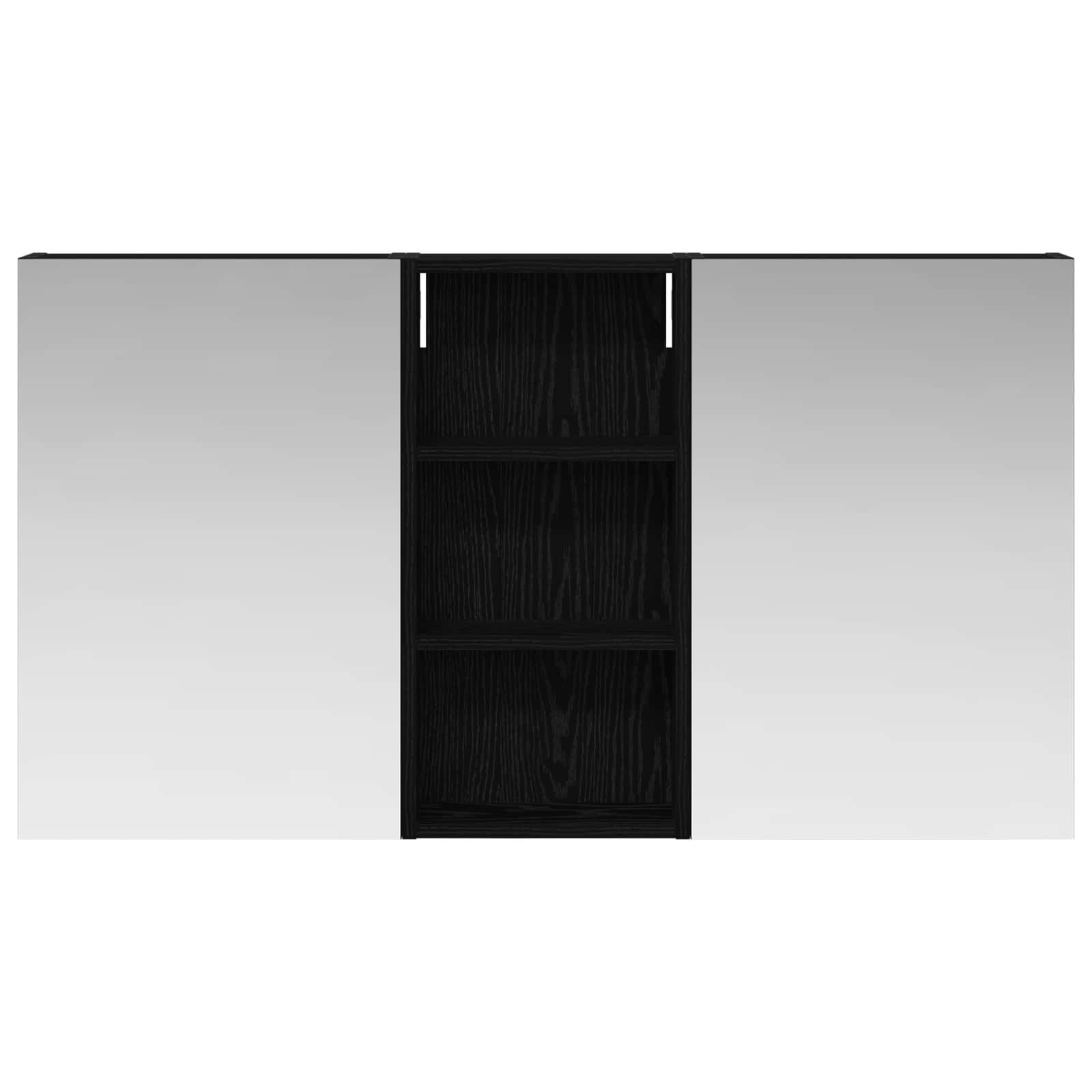 Set di Armadi da Bagno con porta 3 pcs 110 x 10,5 x 60,5 cm | homemem39