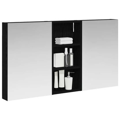 Set di Armadi da Bagno con porta 3 pcs 110 x 10,5 x 60,5 cm | homemem39