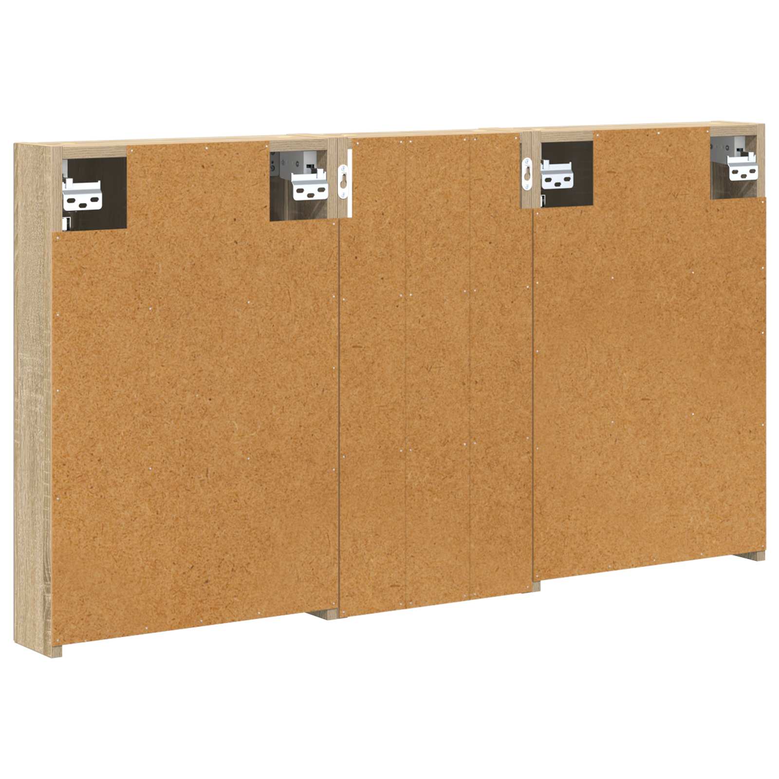 Set di Armadi da Bagno con porta 3 pcs 110 x 10,5 x 60,5 cm | homemem39