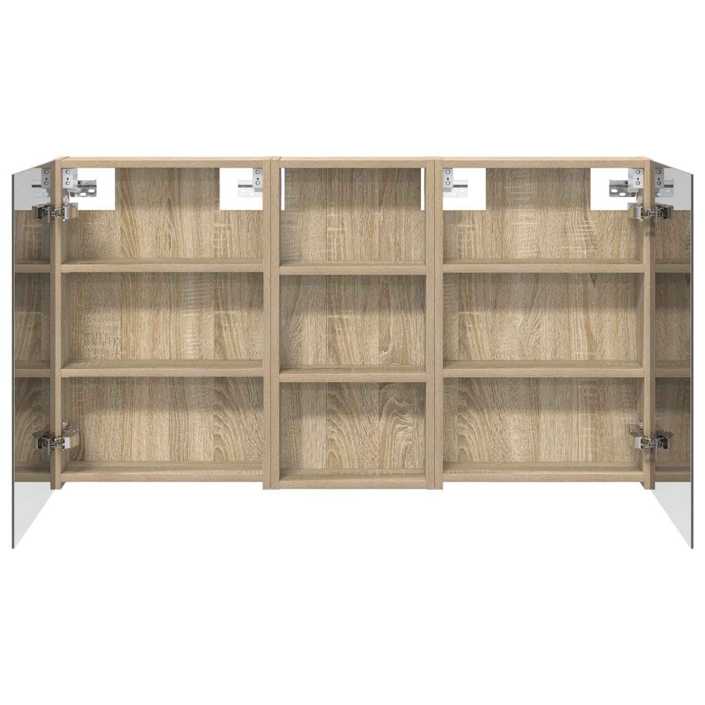 Set di Armadi da Bagno con porta 3 pcs 110 x 10,5 x 60,5 cm | homemem39