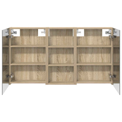 Set di Armadi da Bagno con porta 3 pcs 110 x 10,5 x 60,5 cm | homemem39