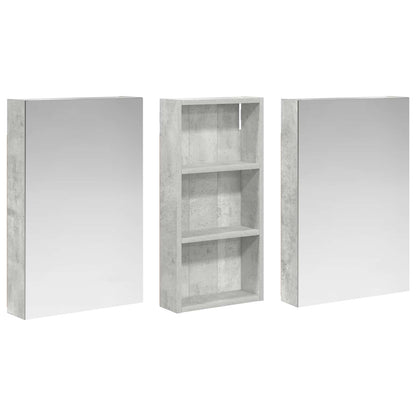 Set di Armadi da Bagno con porta 3 pcs 110 x 10,5 x 60,5 cm