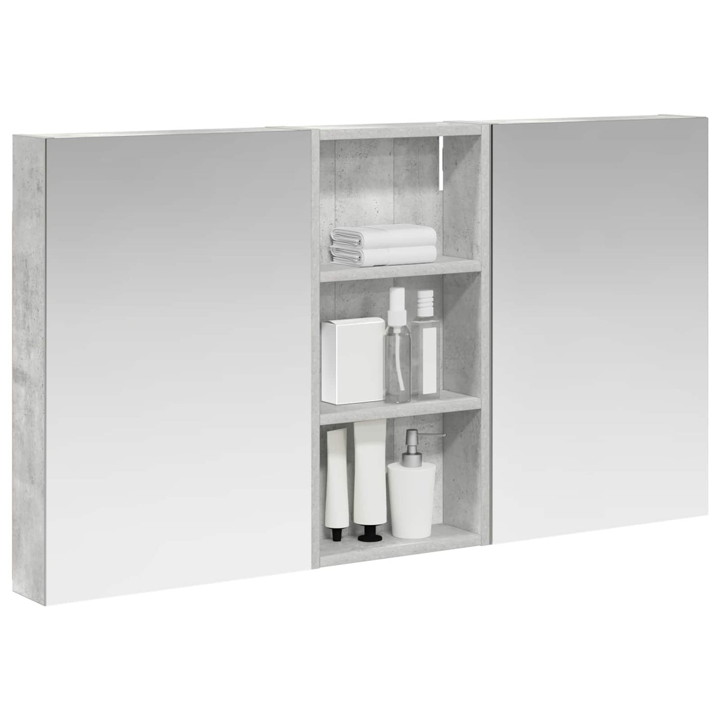 Set di Armadi da Bagno con porta 3 pcs 110 x 10,5 x 60,5 cm