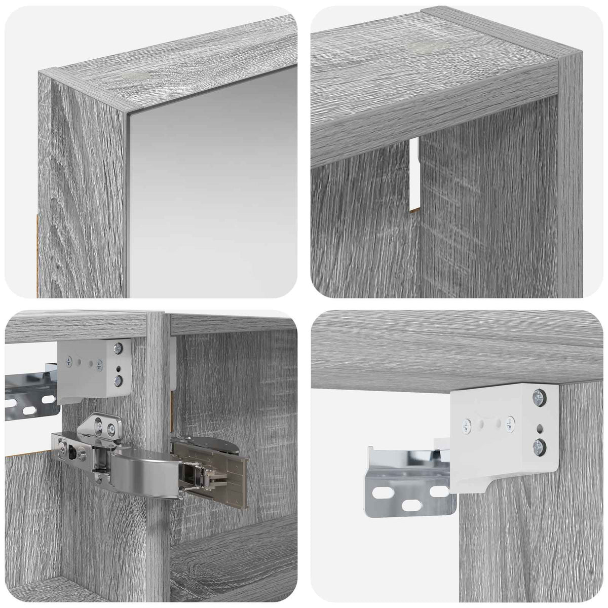 Set di Armadi da Bagno 3 pz 110 x 10,5 x 60,5 cm | homemem39