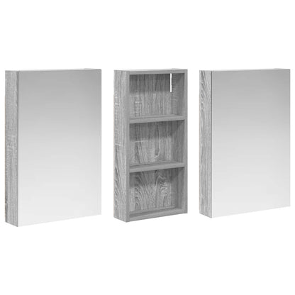 Set di Armadi da Bagno con porta 3 pcs 110 x 10,5 x 60,5 cm