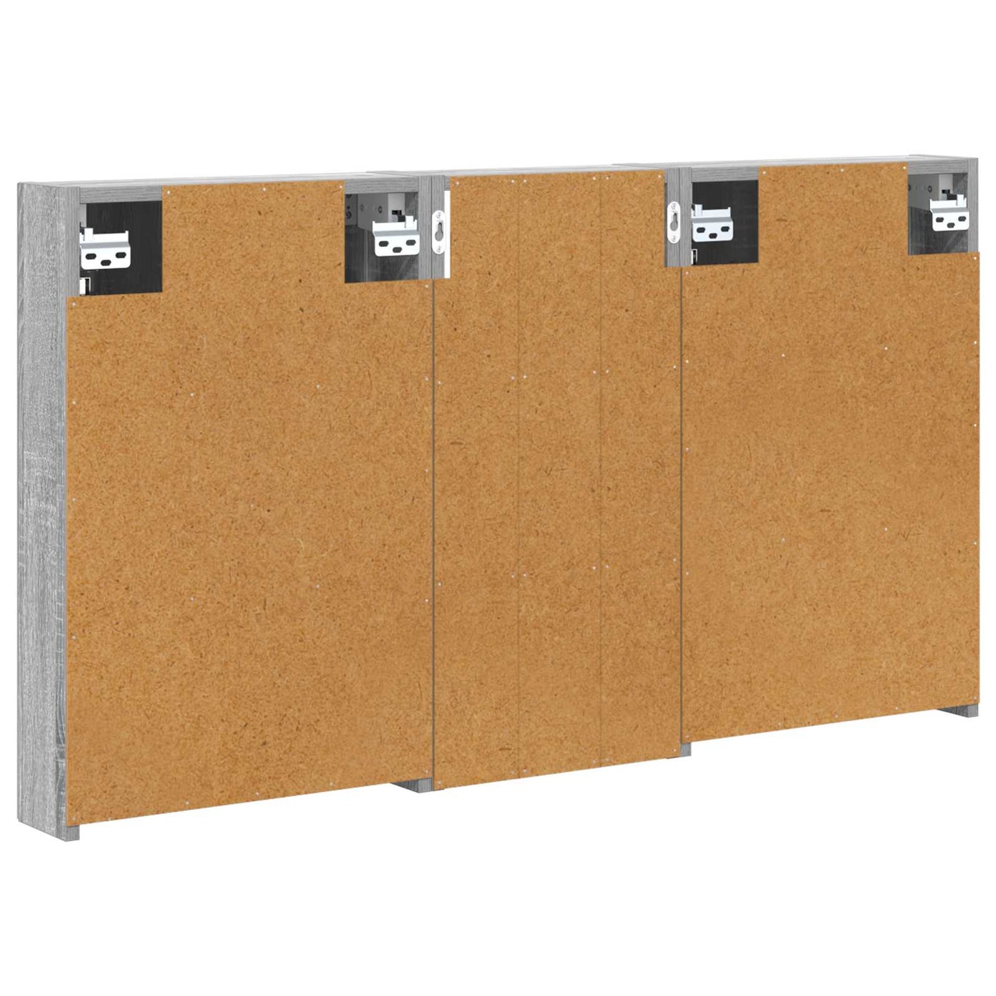 Set di Armadi da Bagno con porta 3 pcs 110 x 10,5 x 60,5 cm | homemem39