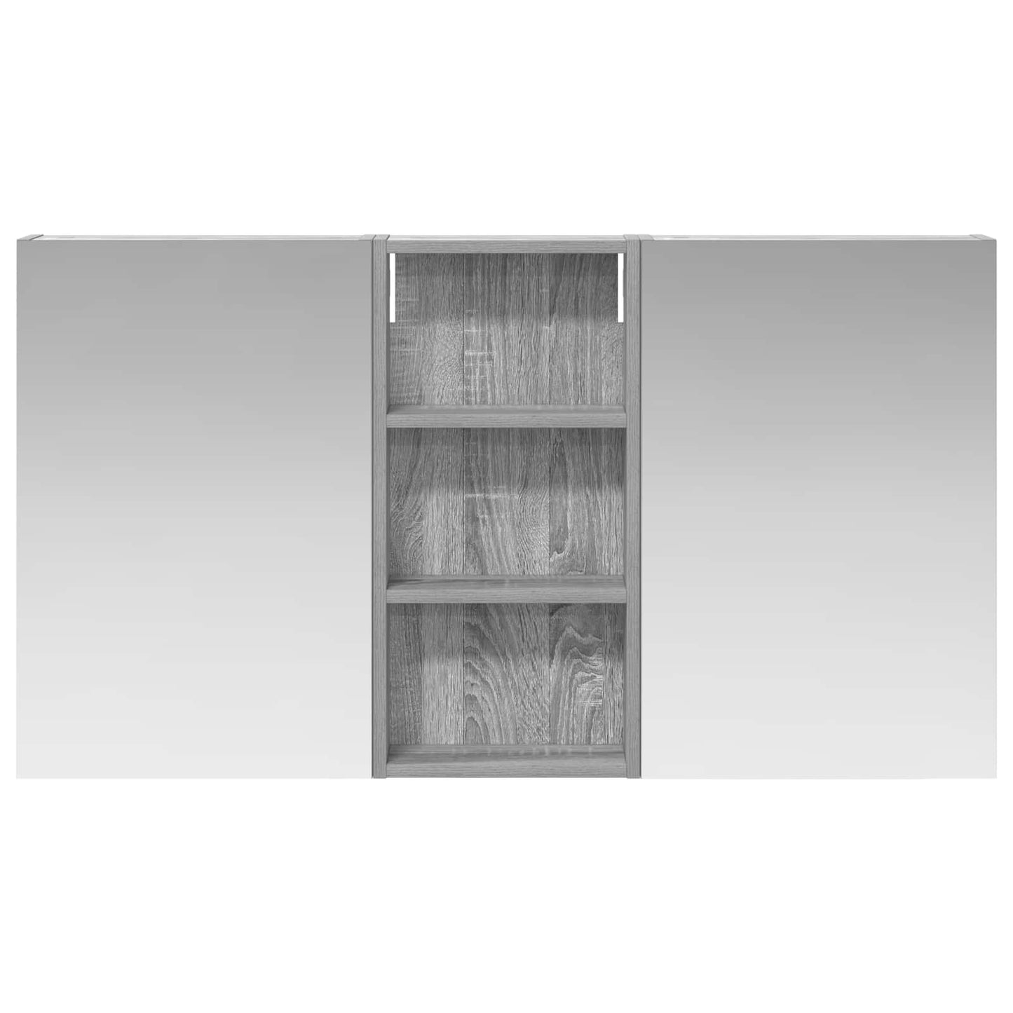 Set di Armadi da Bagno con porta 3 pcs 110 x 10,5 x 60,5 cm