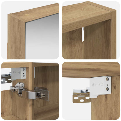 Set di Armadi da Bagno con porta 3 pcs 110 x 10,5 x 60,5 cm | homemem39