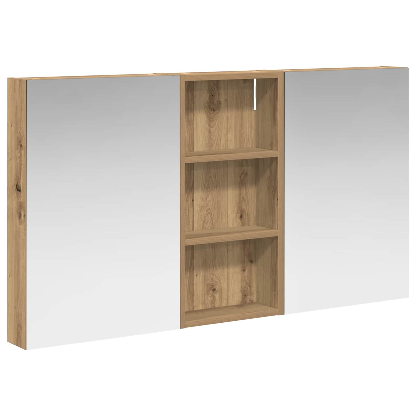 Set di Armadi da Bagno con porta 3 pcs 110 x 10,5 x 60,5 cm | homemem39