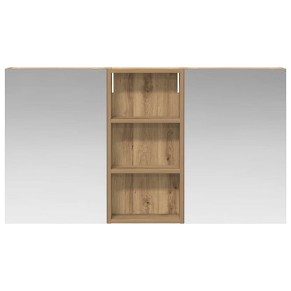 Set di Armadi da Bagno con porta 3 pcs 110 x 10,5 x 60,5 cm | homemem39