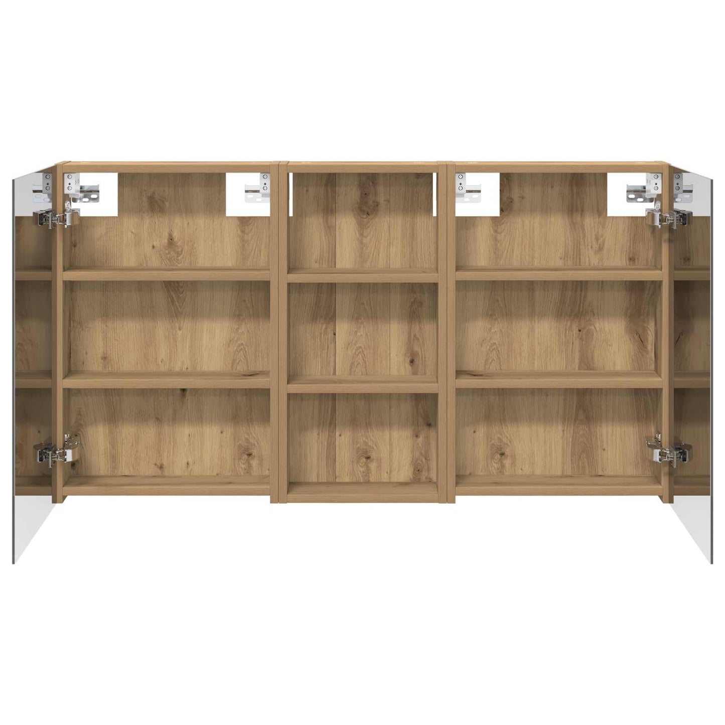 Set di Armadi da Bagno con porta 3 pcs 110 x 10,5 x 60,5 cm | homemem39
