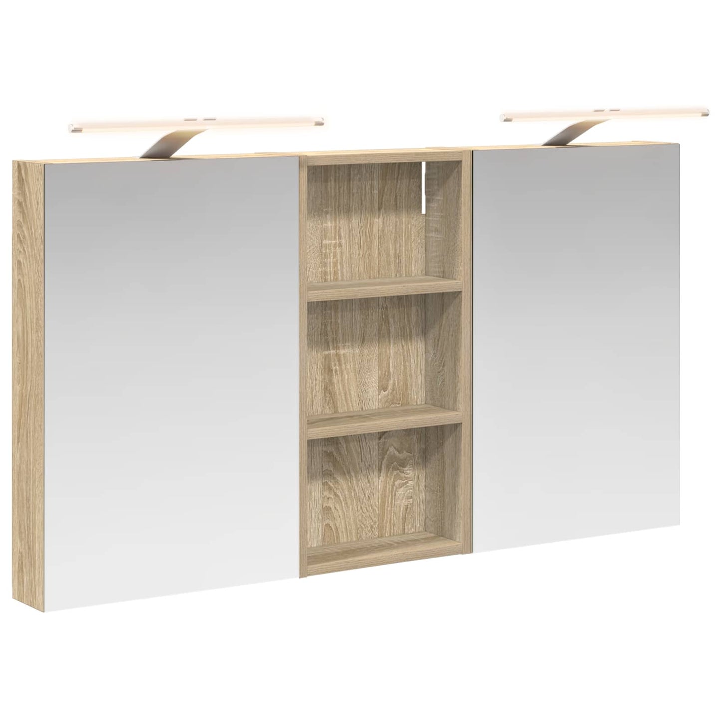 Set di Armadi da Bagno con porta 3 pcs 110 x 10,5 x 60,5 cm