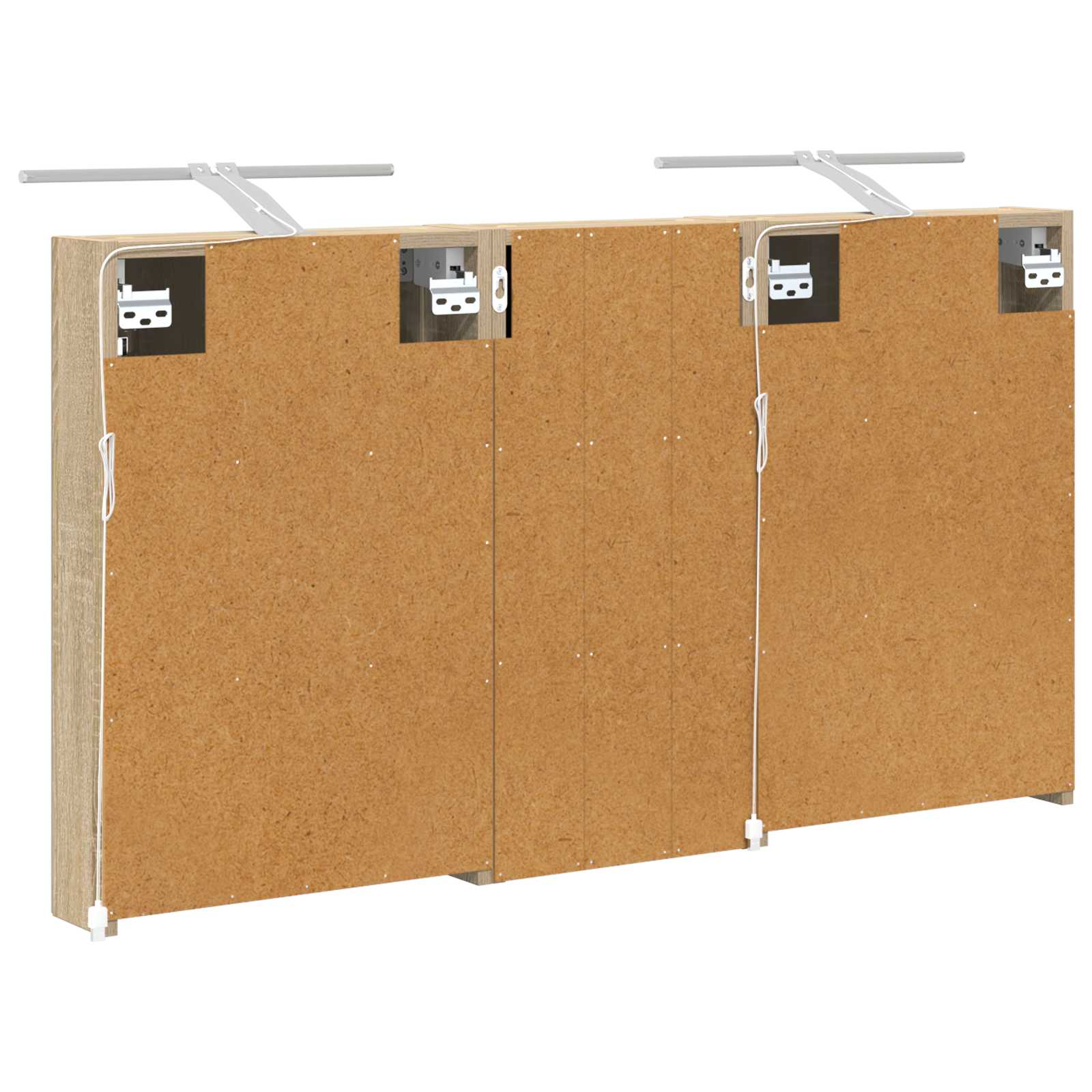 Set di Armadi da Bagno con porta 3 pcs 110 x 10,5 x 60,5 cm | homemem39