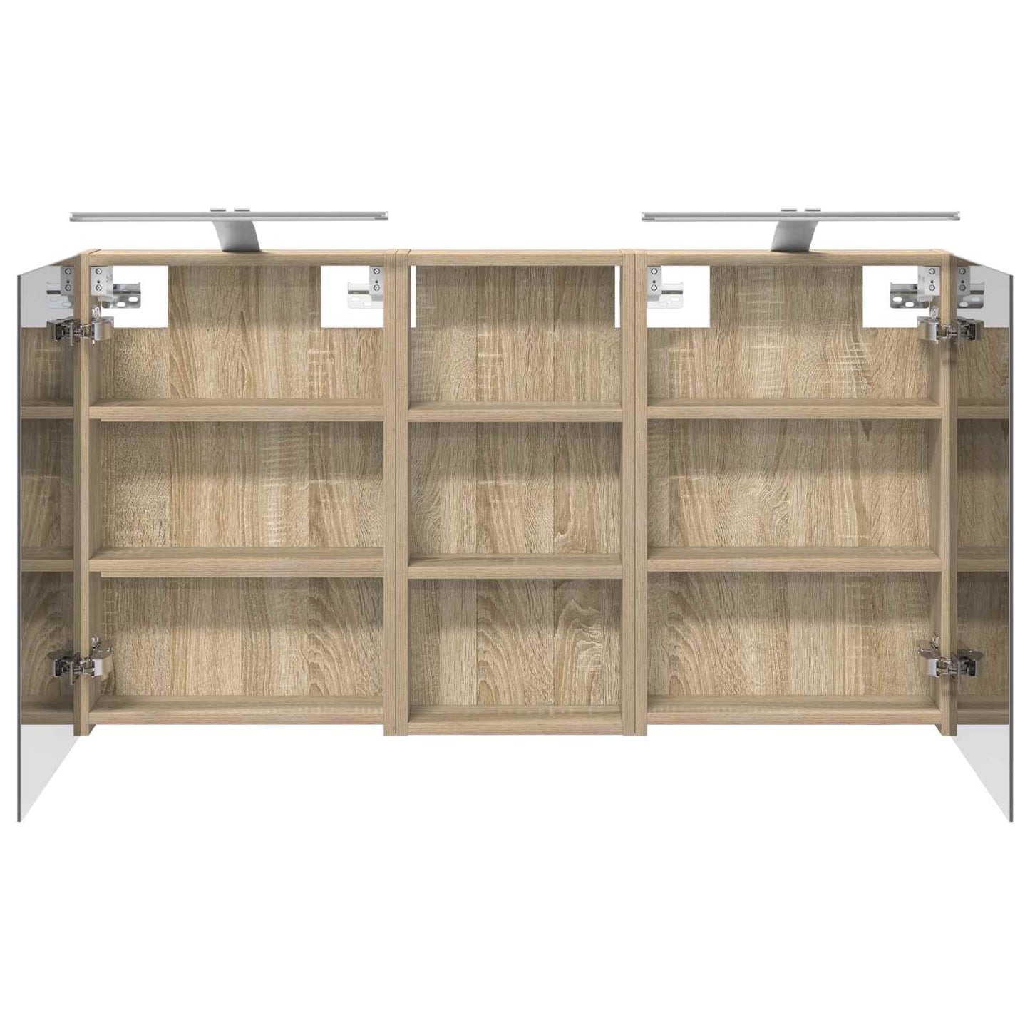 Set di Armadi da Bagno con porta 3 pcs 110 x 10,5 x 60,5 cm | homemem39