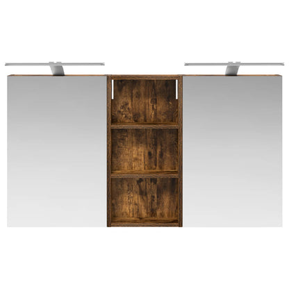 Set di Armadi da Bagno con porta 3 pcs 110 x 10,5 x 60,5 cm | homemem39