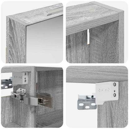 Set di Armadi da Bagno con porta 3 pcs 110 x 10,5 x 60,5 cm | homemem39