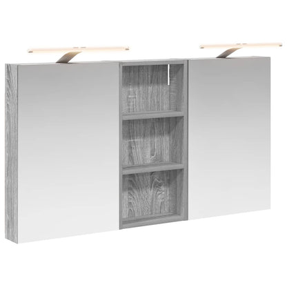 Set di Armadi da Bagno con porta 3 pcs 110 x 10,5 x 60,5 cm | homemem39