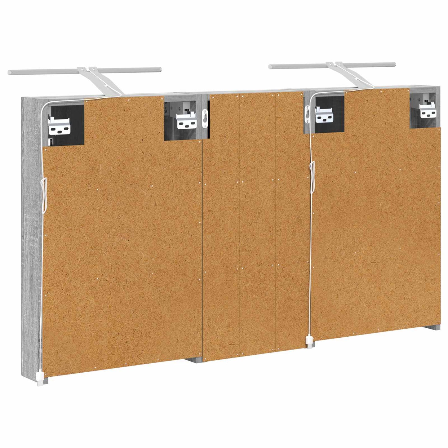 Set di Armadi da Bagno con porta 3 pcs 110 x 10,5 x 60,5 cm | homemem39