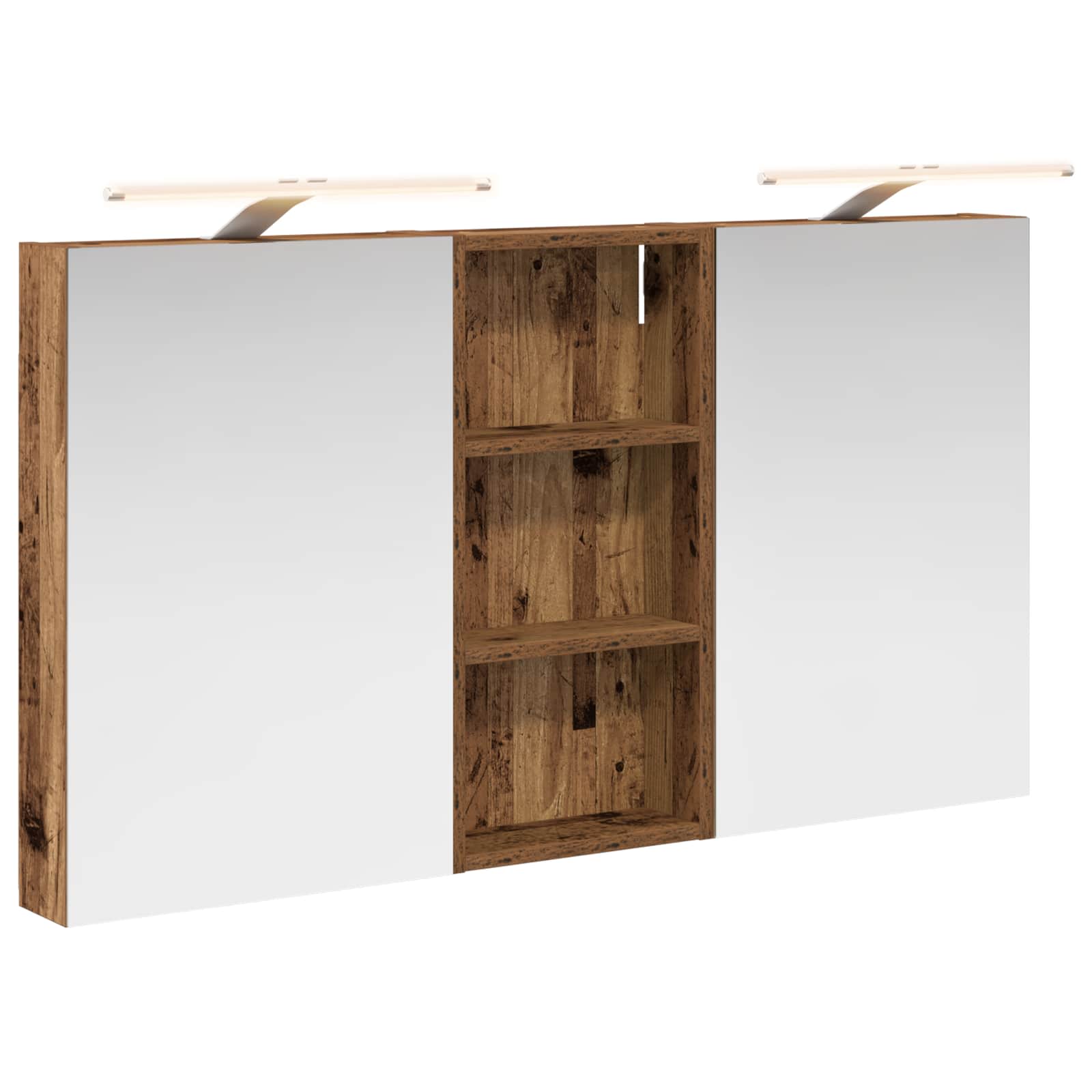 Set di Armadi da Bagno con porta 3 pcs 110 x 10,5 x 60,5 cm | homemem39