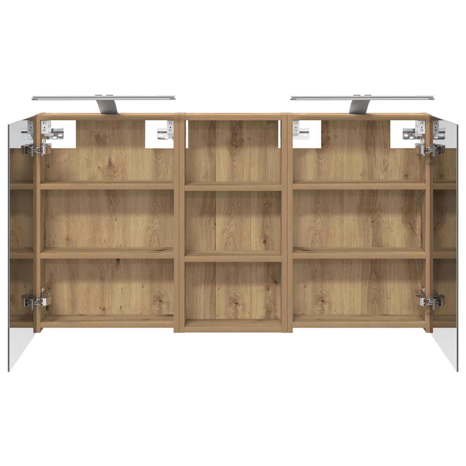 Set di Armadi da Bagno con porta 3 pcs 110 x 10,5 x 60,5 cm | homemem39