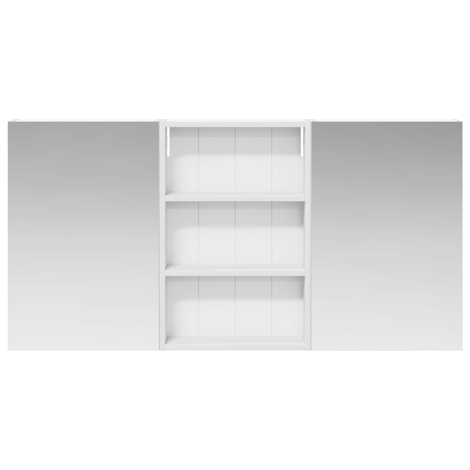 Set di Armadi da Bagno con porta 3 pcs 120 x 10,5 x 60,5 cm | homemem39
