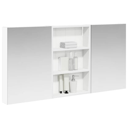 Set di Armadi da Bagno con porta 3 pcs 120 x 10,5 x 60,5 cm | homemem39