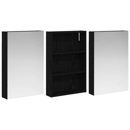Set di Armadi da Bagno con porta 3 pcs 120 x 10,5 x 60,5 cm | homemem39