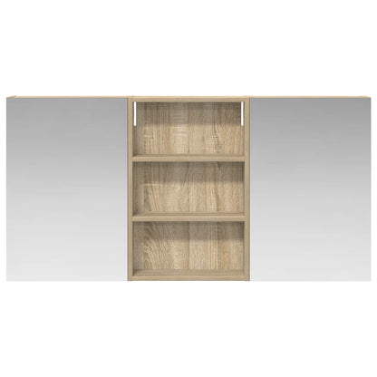 Set di Armadi da Bagno con porta 3 pcs 120 x 10,5 x 60,5 cm | homemem39