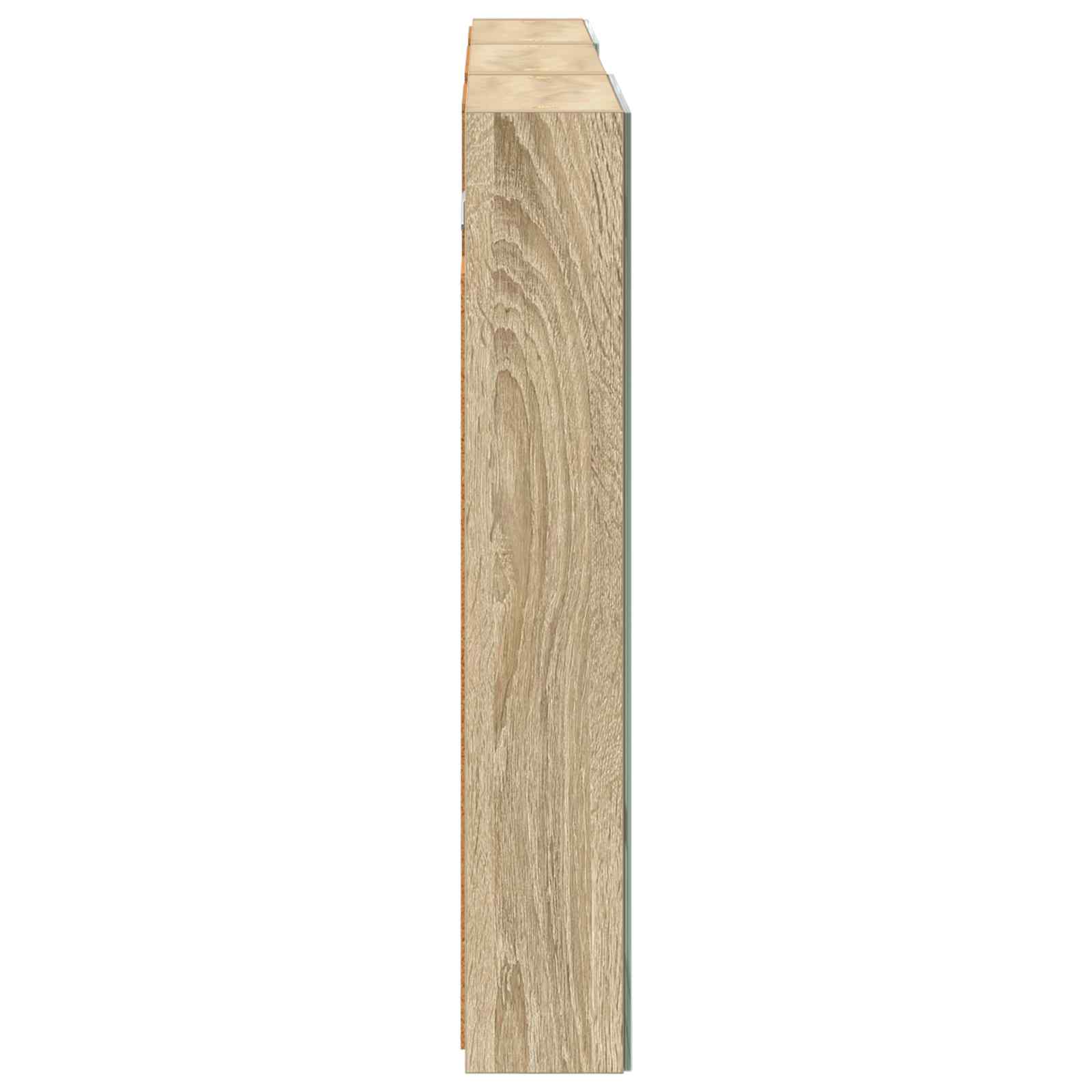 Set di Armadi da Bagno con porta 3 pcs 120 x 10,5 x 60,5 cm | homemem39