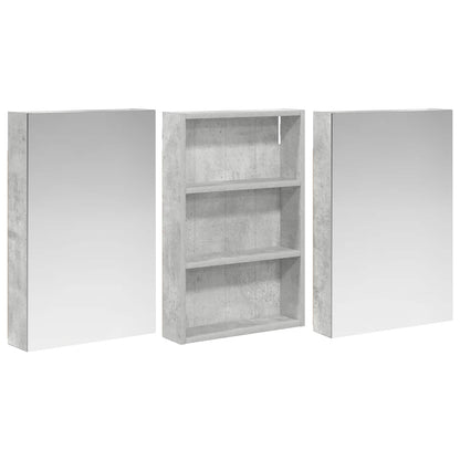 Set di Armadi da Bagno con porta 3 pcs 120 x 10,5 x 60,5 cm | homemem39