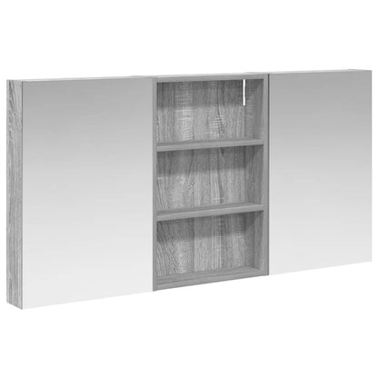 Set di Armadi da Bagno con porta 3 pcs 120 x 10,5 x 60,5 cm