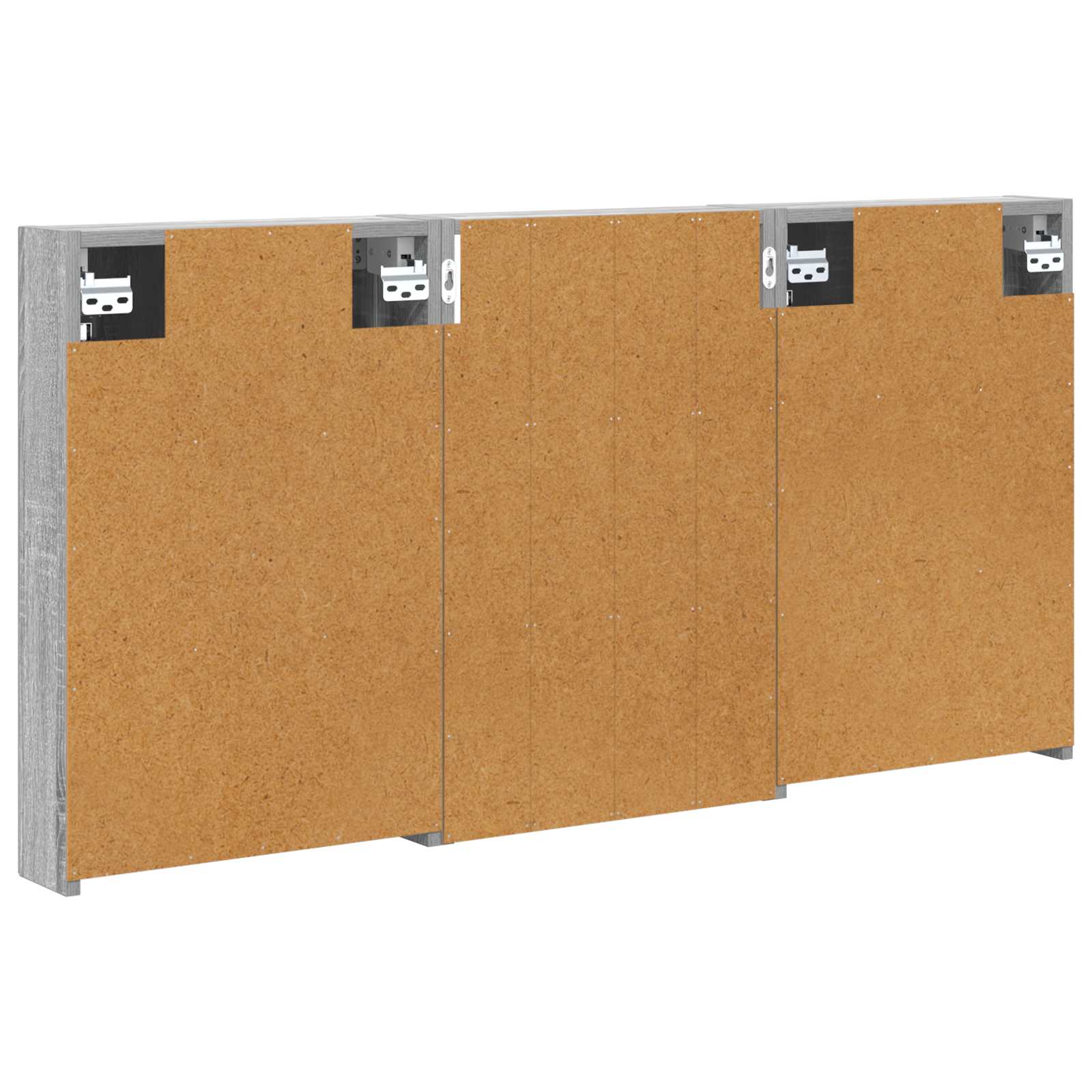 Set di Armadi da Bagno con porta 3 pcs 120 x 10,5 x 60,5 cm | homemem39