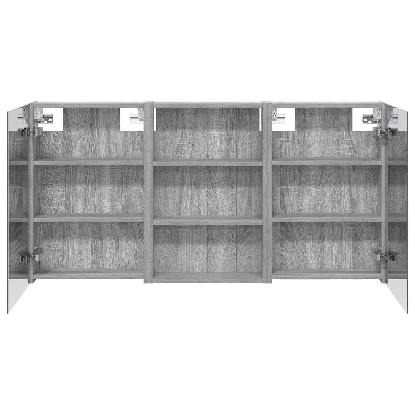 Set di Armadi da Bagno con porta 3 pcs 120 x 10,5 x 60,5 cm